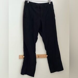 Vintage Gucci Men's black Elegant Black Dress Pants made in Switzerland